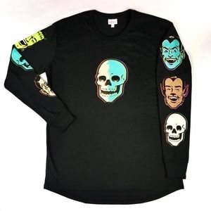 LuLaRoe Halloween Monsters Hudson Size L